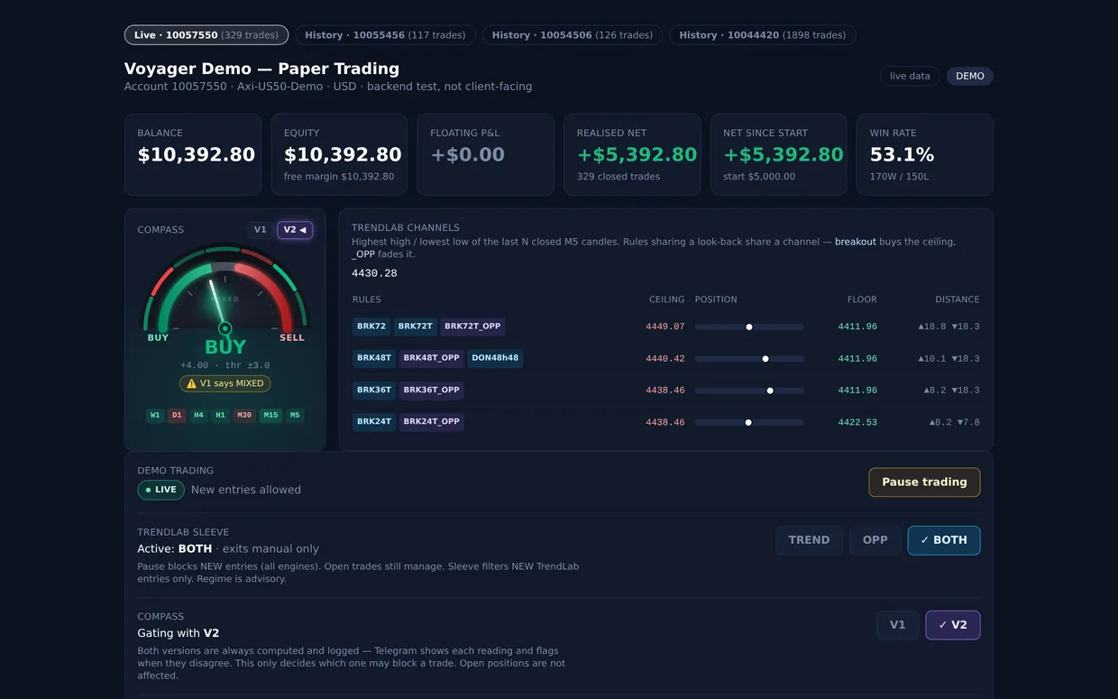 Atlas, live product screenshot
