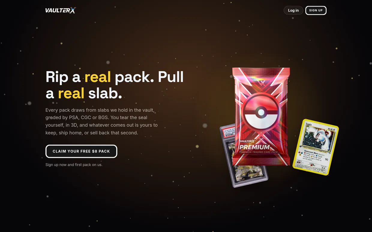 VaulterX, live store screenshot